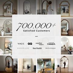 Parallel - Large Full Length Gold Metal Mirror 170cm x 80cm
