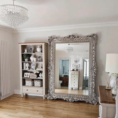 Ella Grande - Champagne Ornate Floor Mirror 190cm x 140cm