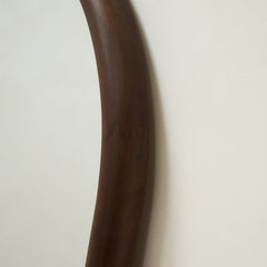 Aaliyah - Extra Large Full Length Dark Wood Irregular Mirror 180cm x 110cm