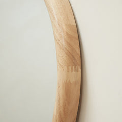 Aaliyah - Extra Large Full Length Light Wood Irregular Mirror 180cm x 110cm