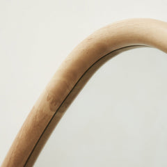 Aaliyah - Full Length Light Wood Irregular Mirror 180cm x 80cm