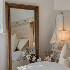 Antoine - Full Length Large Washed Wood Rectangular Mirror 166cm x 79cm