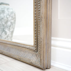 Antoine - Full Length Large Washed Wood Rectangular Mirror 166cm x 79cm