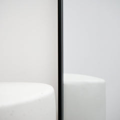 Aria - Full Length Black Large Metal Mirror 180cm x 90cm