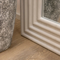 Aurora - Full Length Ribbed Concrete Mirror 180cm x 90cm
