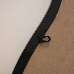 Ava - Black Pond Shaped Irregular Mirror 100cm x 70cm