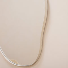Ava - Ecru Pond Shaped Irregular Mirror 100cm x 70cm