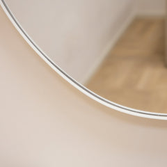 Ava - Ecru Pond Shaped Irregular Mirror 100cm x 70cm