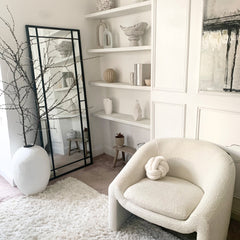 Bexley - Black Full Length Metal Mirror 180cm x 70cm