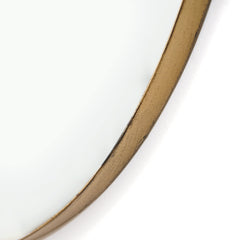Ava - Gold Pond Shaped Irregular Mirror 94cm x 94cm