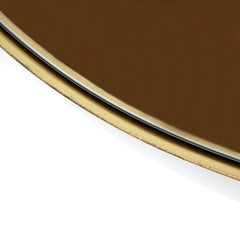 Ava - Gold Pond Shaped Irregular Mirror 66cm x 63cm