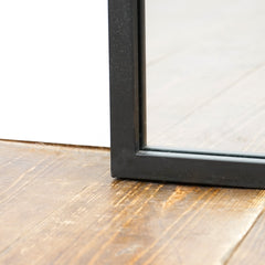 Brooklyn - Full Length Large Black Metal Mirror 180cm x 90cm