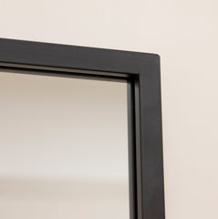 Brooklyn - Large Black Metal Mirror 100cm x 70cm