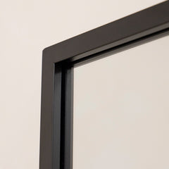 Brooklyn - Large Black Metal Mirror 100cm x 70cm