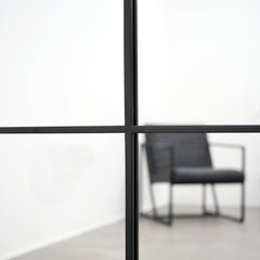 Brooklyn - Full Length Extra Large Black Metal Mirror 210cm x 120cm