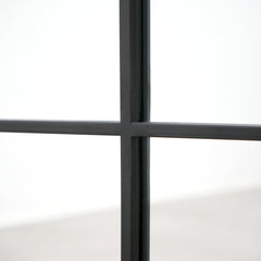 Brooklyn - Full Length Extra Large Black Metal Mirror 210cm x 120cm