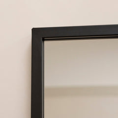 Camden - Black Industrial Full Length Metal Window Mirror 179cm x 119cm
