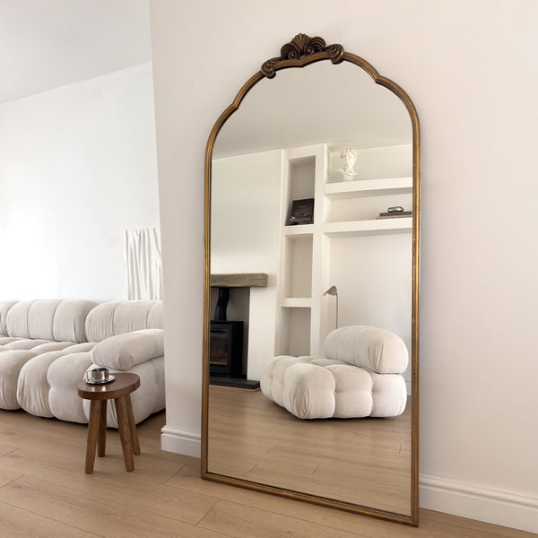 Celeste - Full Length Gold Extra Large Metal Mirror 190cm x 90cm