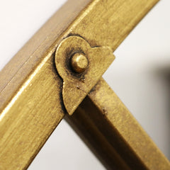 Chicago - Gold Industrial Arched Full Length Metal Mirror 179cm x 100cm