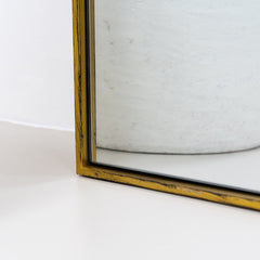 Theo - Full Length Gold Extra Large Metal Mirror 180cm x 100cm