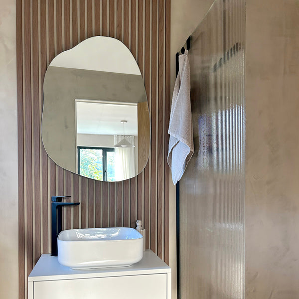 Edge - Frameless Irregular Pond Mirror 80cm x 60cm