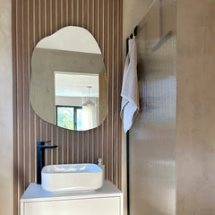 Edge - Frameless Irregular Pond Mirror 80cm x 60cm