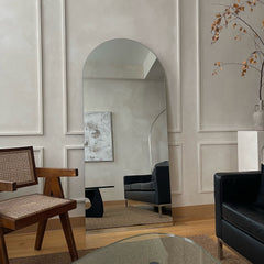 Edge - Large Frameless Arched Full Length Mirror 179cm x 80cm