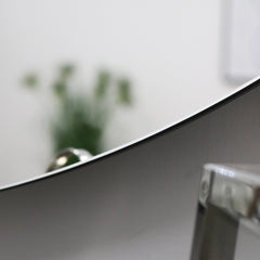 Edge - Large Frameless Round Wall Mirror 90cm x 90cm