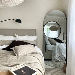 Edge - Large Frameless Arched Full Length Mirror 179cm x 80cm