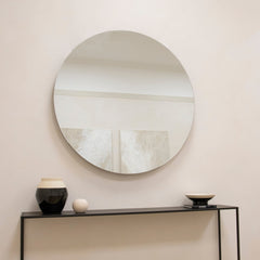 Edge - Large Frameless Round Wall Mirror 100cm x 100cm