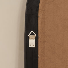Elowyn - Large Full Length Black Elm Wood Organic Mirror 180cm x 80cm