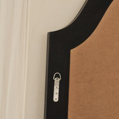 Francisco - Extra Large Arched Full Length Black Wood Mirror 190cm x 120cm