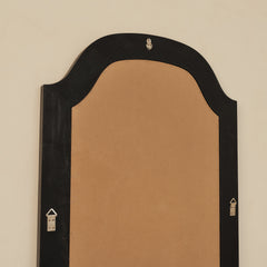 Francisco - Large Arched Full Length Black Wood Mirror 177cm x 79cm