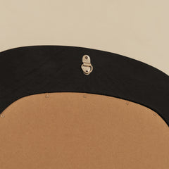 Francisco - Large Arched Full Length Black Wood Mirror 177cm x 79cm