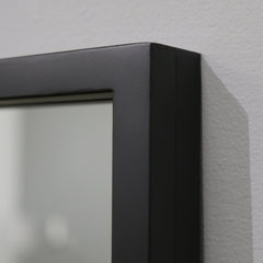 Islington - Full Length Black Industrial Metal Mirror 170cm x 80cm