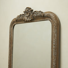 Kensington - Full Length Washed Wood Ornate Mirror 196cm x 100cm