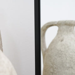 Liberty - Full Length Black Large Arched Metal Mirror 160cm x 60cm