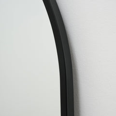 Liberty - Full Length Black Large Arched Metal Mirror 160cm x 60cm