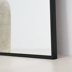 Liberty - Full Length Black Large Arched Metal Mirror 160cm x 60cm