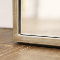 Liberty - Champagne Full Length Arched Metal Mirror 180cm x 110cm
