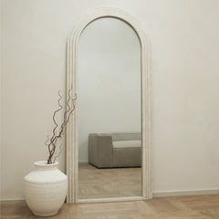 Luciana - Full Length Arched Concrete Mirror 180cm x 80cm