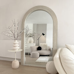 Luciana - Full Length Arched Concrete Mirror 180cm x 110cm