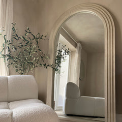 Luciana - Full Length Arched Concrete Mirror 180cm x 110cm