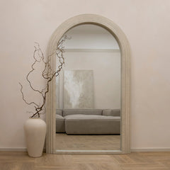 Luciana - Full Length Arched Concrete Mirror 180cm x 110cm