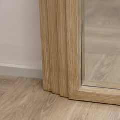 Luciana - Full Length Arched Washed Wood Mirror 180cm x 110cm