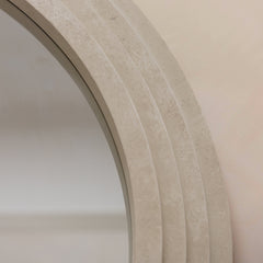 Luciana - Round Concrete Wall Mirror 110cm x 110cm