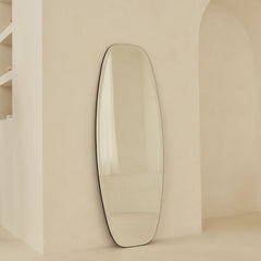 Vienna - Large Frameless Oval Bevelled Mirror 140cm x 52cm