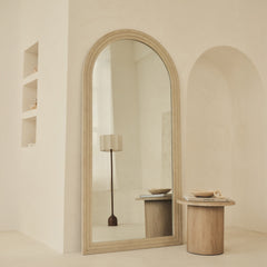 Luciano - Extra Large Full Length Arched Concrete Mirror 200cm x 100cm
