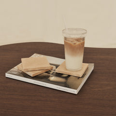 Marbelle - Cream Travertine Coasters Set of 4 Square