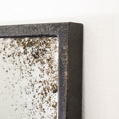 Odessa - Black Antique Glass Full Length Metal Mirror 170cm x 80cm